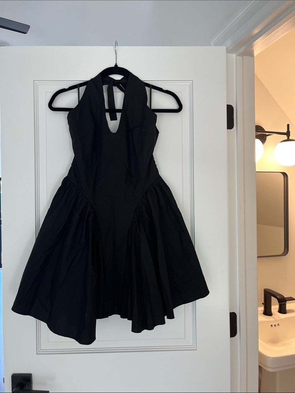 Basque waist dress